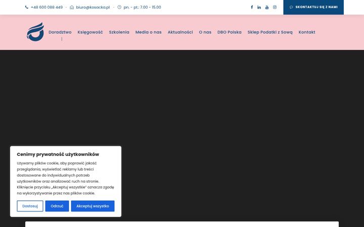 Screenshot of kosacka.pl