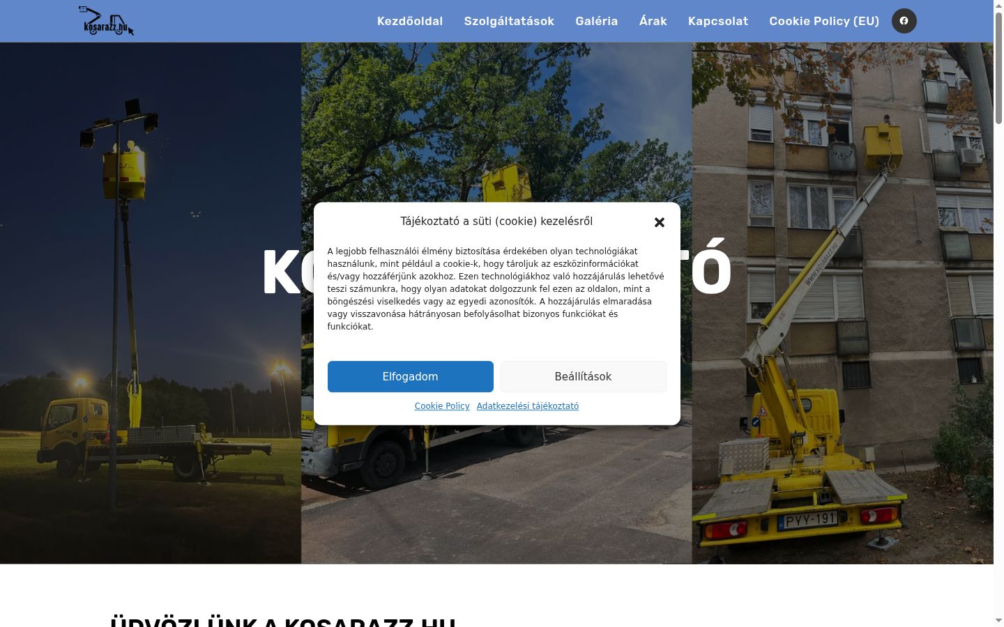 Zrzut ekranu banera zgody wyświetlanego przed jakąkolwiek interakcją