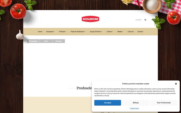 Screenshot of kosarom.ro