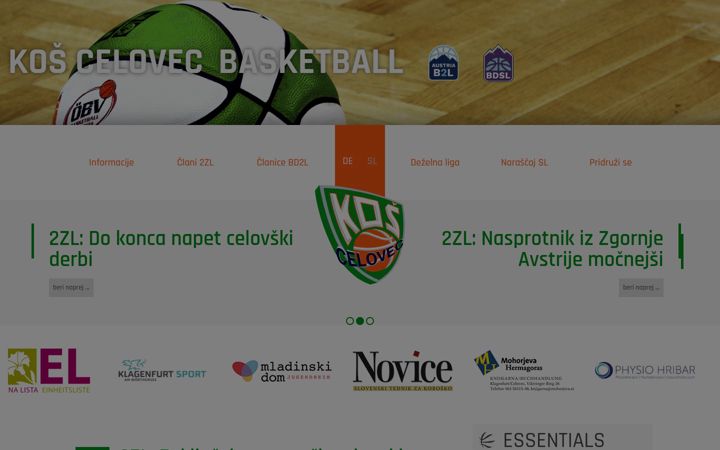 Screenshot of kosbasket.at