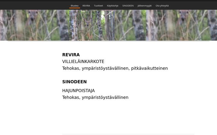 Screenshot of kosbio.fi