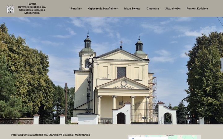 Screenshot of kosciolskrzeszew.pl