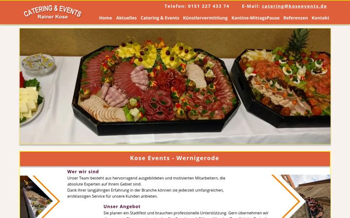 Screenshot of koseevents.de