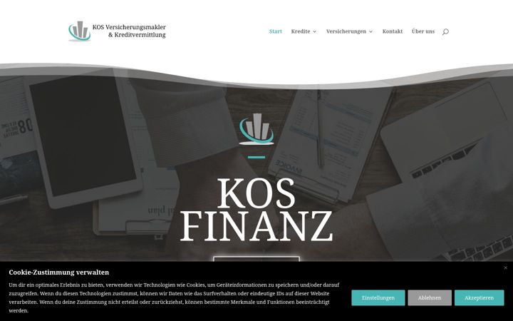 Screenshot of kosfinanz.de