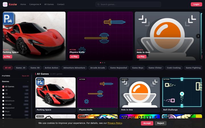 Screenshot of kosiw.com