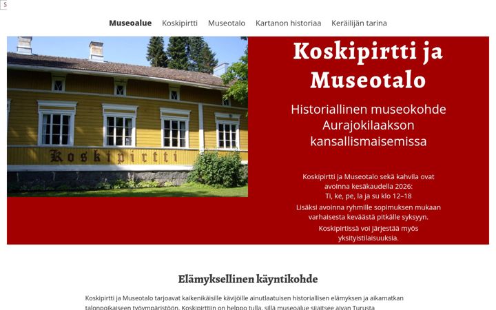 Screenshot of koskipirtti.fi