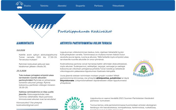 Screenshot of koskiveikot.net