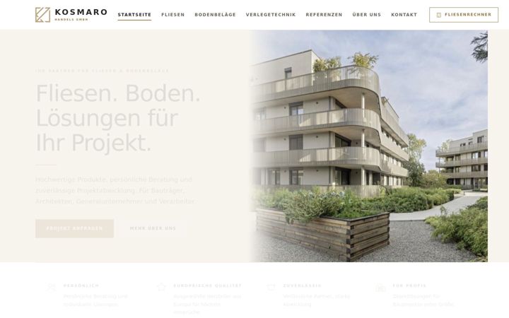 Screenshot of kosmaro.at