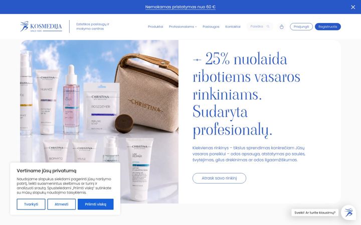 Screenshot of kosmedija.lt