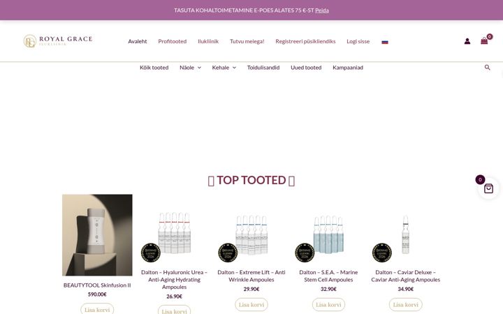 Screenshot of kosmeetika24.eu