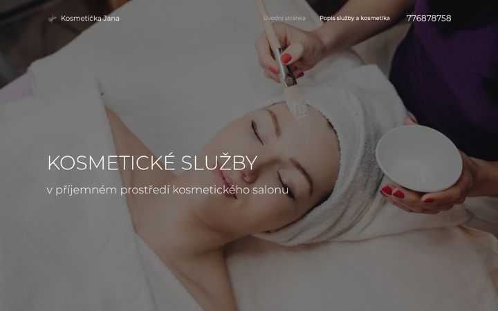 Screenshot of kosmeticka-jana.cz