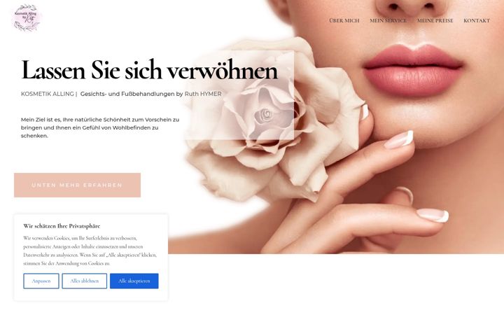 Screenshot of kosmetik-alling.de