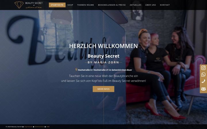 Screenshot of kosmetik-beautysecret.de