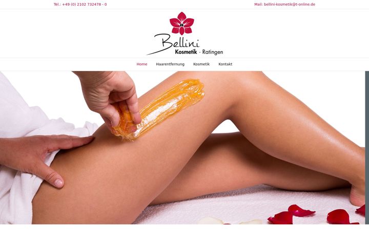 Screenshot of kosmetik-bellini.de
