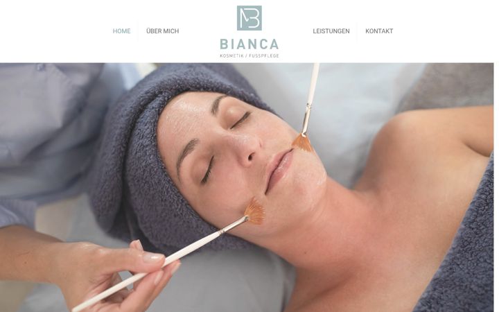 Screenshot of kosmetik-bianca.at