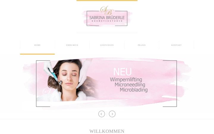 Screenshot of kosmetik-bruederle.de