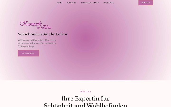 Screenshot of kosmetik-byebru.de