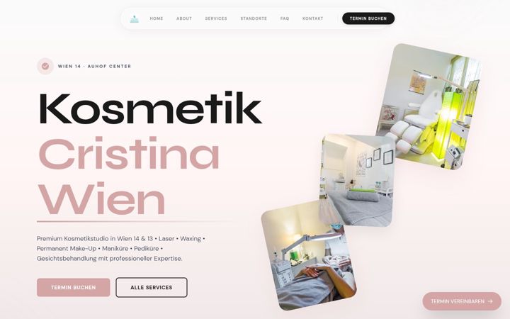 Screenshot of kosmetik-cristina.at