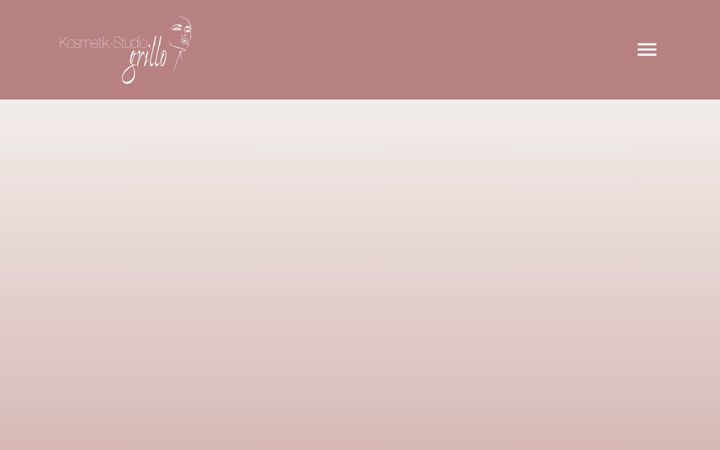 Screenshot of kosmetik-grillo.ch