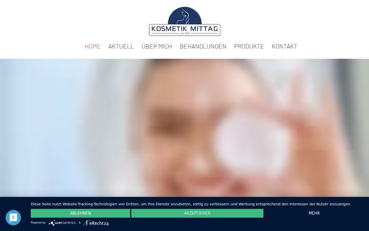 Screenshot of kosmetik-mittag.de