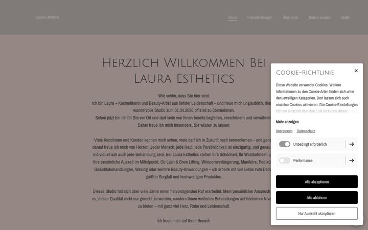 Screenshot of kosmetik-wellness-rheinfelden.de