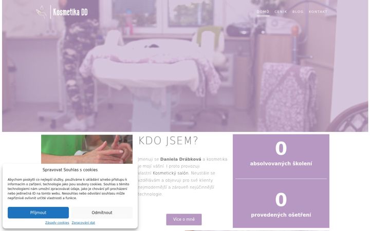 Screenshot of kosmetikadd.cz