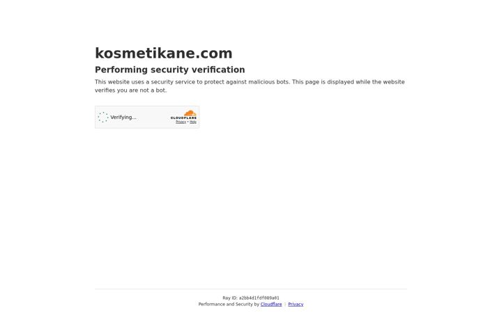 Skærmbillede af kosmetikane.com