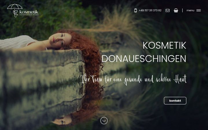 Screenshot of kosmetikdonaueschingen.de