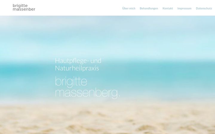 Screenshot of kosmetikstudio-brigitte-massenberg.com