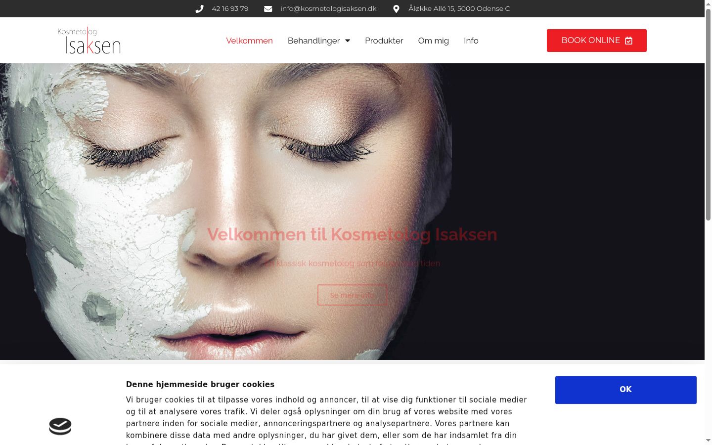Screenshot van de toestemmingsbanner zoals getoond vóór enige interactie