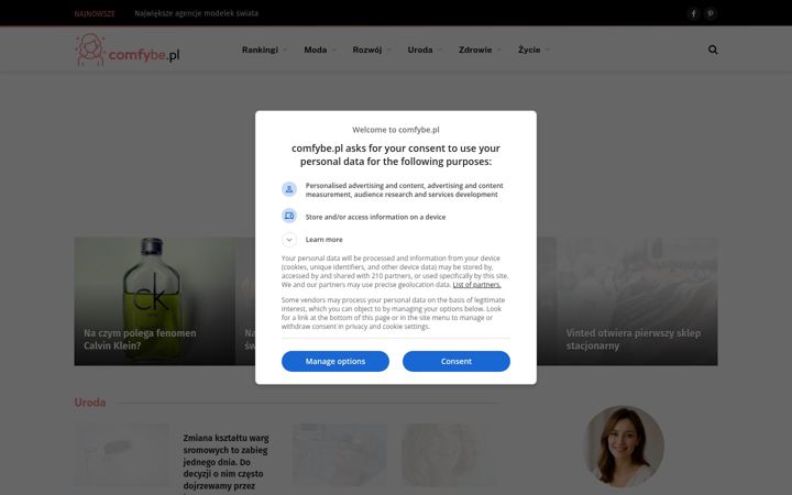 Screenshot of kosmetycznynerd.pl