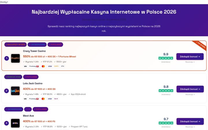 Screenshot of kosmicznyomnipotencjal.pl