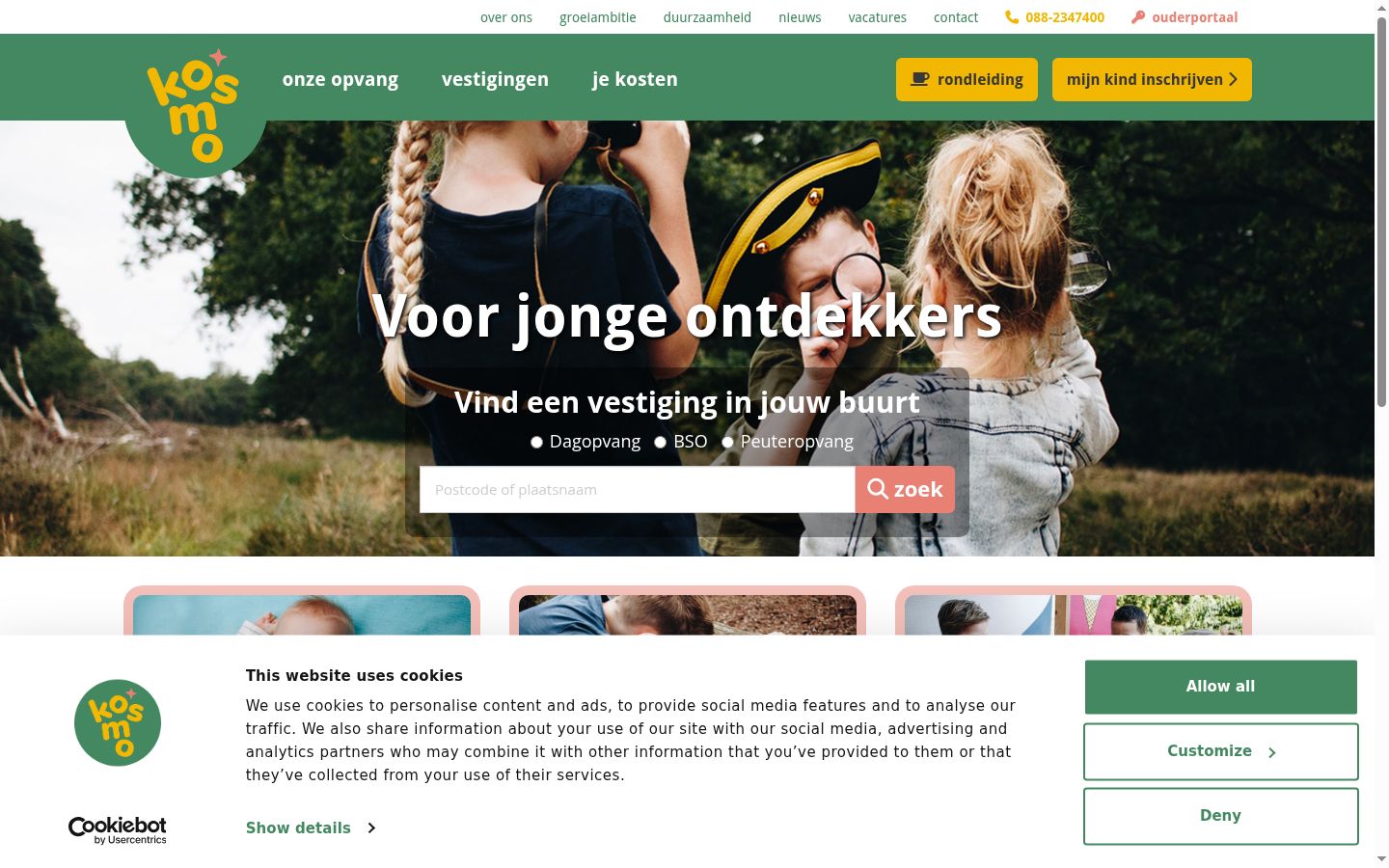 Screenshot tal-banner tal-kunsens muri qabel kwalunkwe interazzjoni