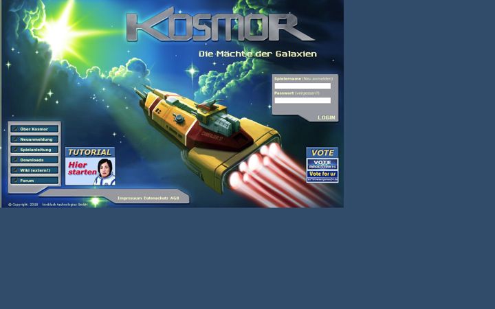 Screenshot of kosmor.de