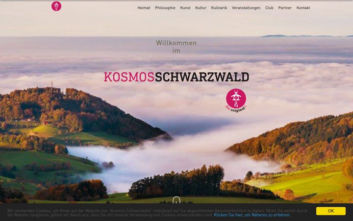 Screenshot of kosmos-schwarzwald.de