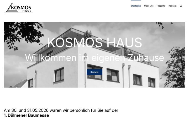 Screenshot of kosmoshaus.de