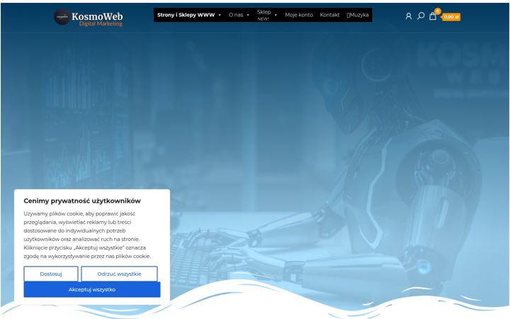 Screenshot of kosmoweb.pl