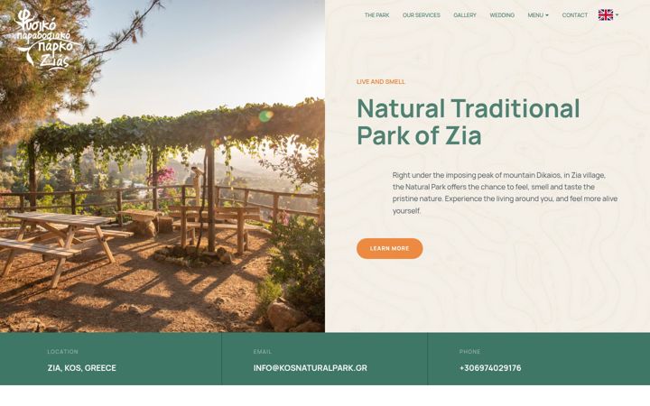 Screenshot of kosnaturalpark.gr