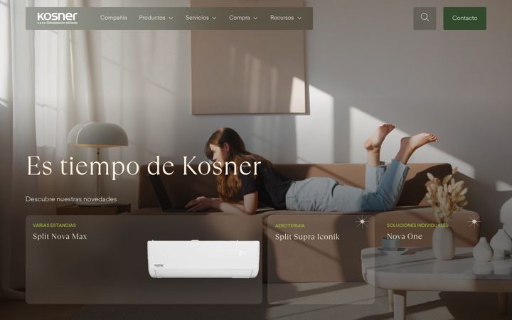 Screenshot of kosner.es