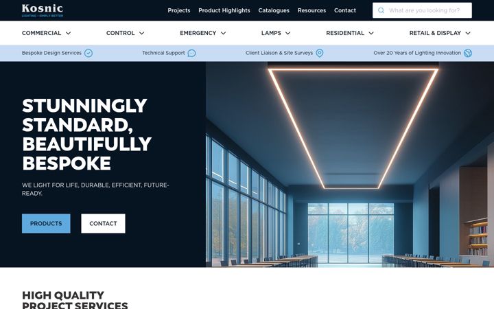 Screenshot of kosnic.com
