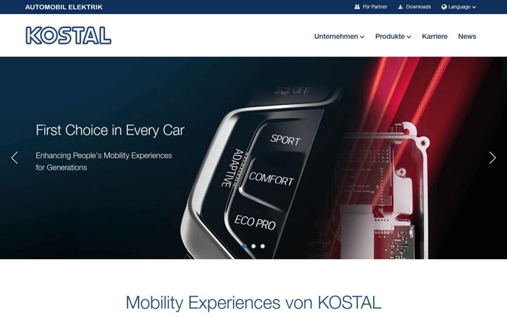 Posnetek zaslona kostal-automobil-elektrik.com