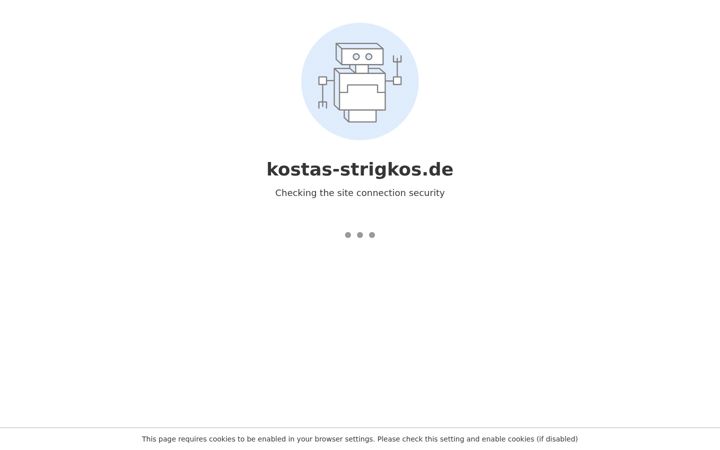 Екранна снимка на kostas-strigkos.de