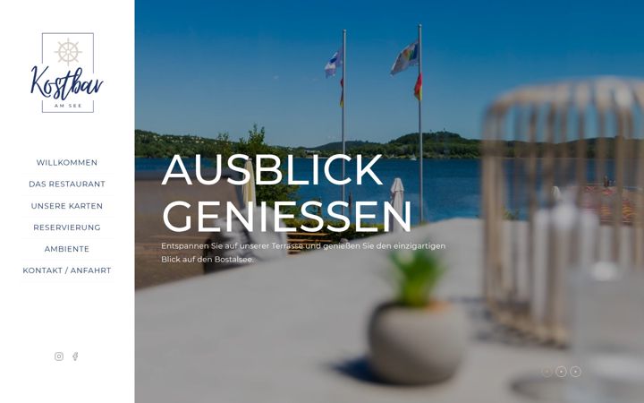 Screenshot of kostbar-am-see.de