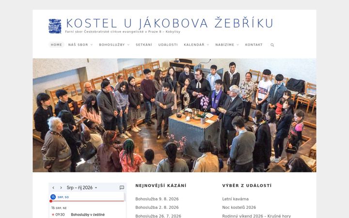 Screenshot of kosteljakob.cz