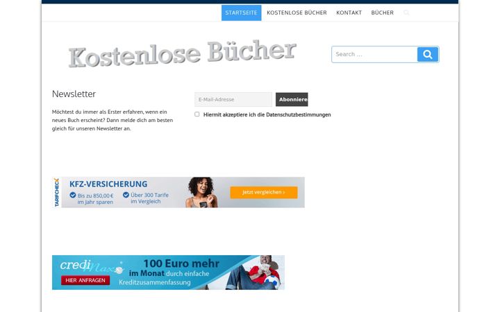 Screenshot of kostenlosebuecher.net