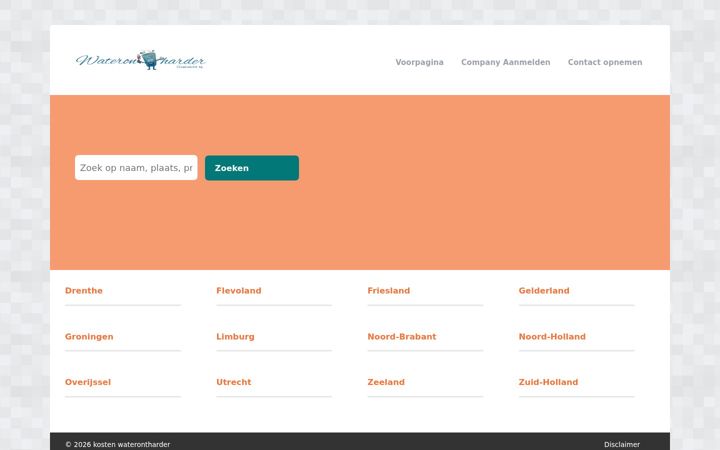 Screenshot of kostenwaterontharder.nl