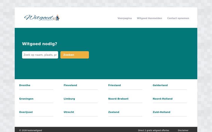 Screenshot of kostenwitgoed.nl
