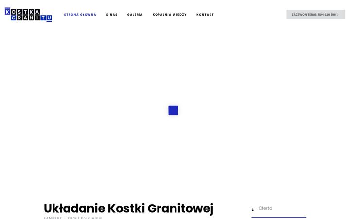 Screenshot of kostkagranitu.pl