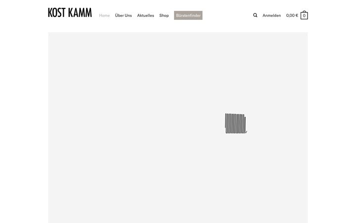 Screenshot of kostkamm.de