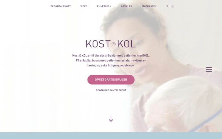 Skjámynd af kostogkol.dk